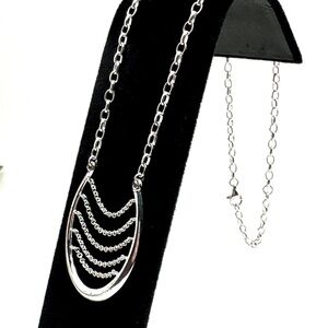 Modern Sterling Silver Necklace